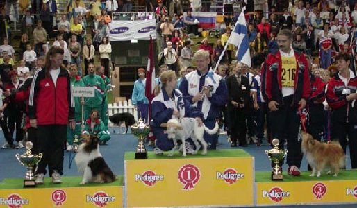 Midi-yksil�n voittajakolmikko: Suomi, Tanska, Hollanti